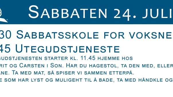 Sabbaten 26. juli 2021